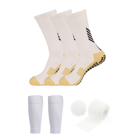 3 Pack Men's Football Grip Socks-EMPOSOCKS