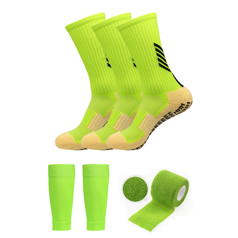 3 Pack Kids Football Grip Socks-EMPOSOCKS