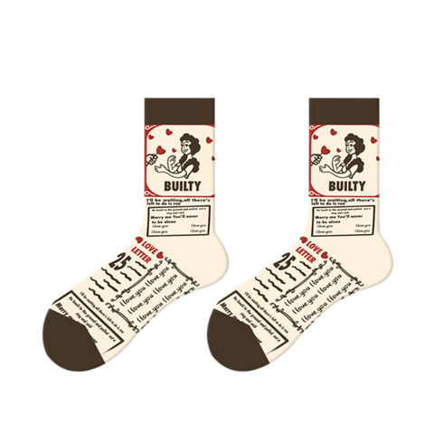5 Pack Abstract Novelty Socks-EMPOSOCKS
