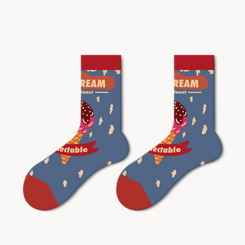 5 Pack Abstract Novelty Socks-EMPOSOCKS