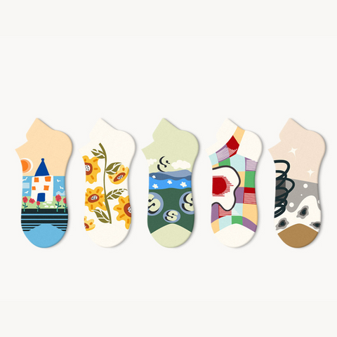 5 Pack Playful Funny Socks Novelty Socks-EMPOSOCKS