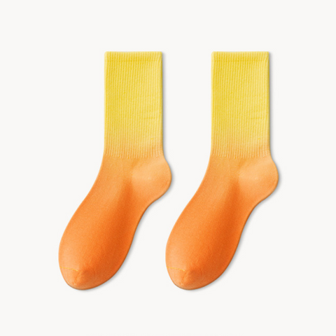 7 Pack Gradients Novelty Socks Abstract Neon Socks-EMPOSOCKS