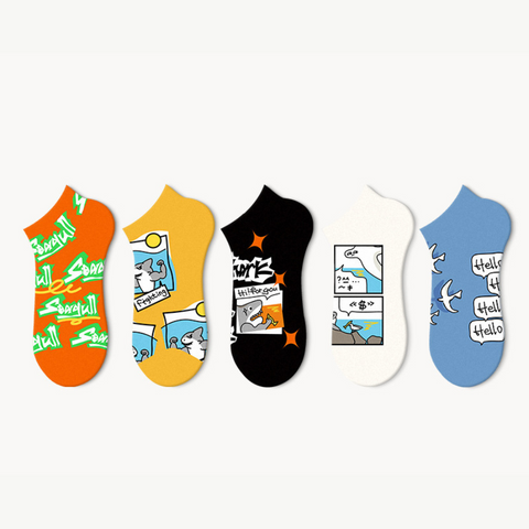 5 Pack Playful Funny Socks Novelty Socks-EMPOSOCKS