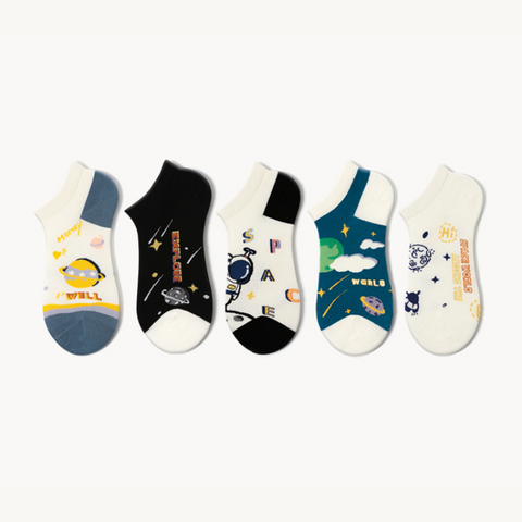 5 Pack Novelty Socks Playful Funny Socks-EMPOSOCKS