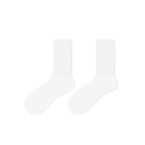 12 Pack Plain Crew Socks-EMPOSOCKS