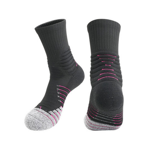 3 Pack Plain Sports Socks with Thick Cushioned-EMPOSOCKS
