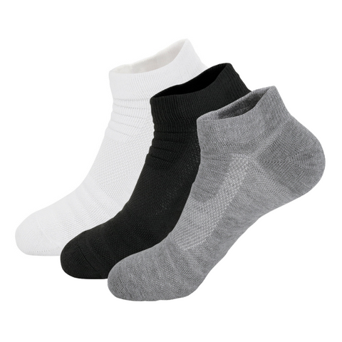 Men's Thick Cushioned Low Cut Sports Trainer Socks-EMPOSOCKS